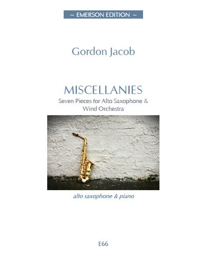 G. Jacob: Miscellanies