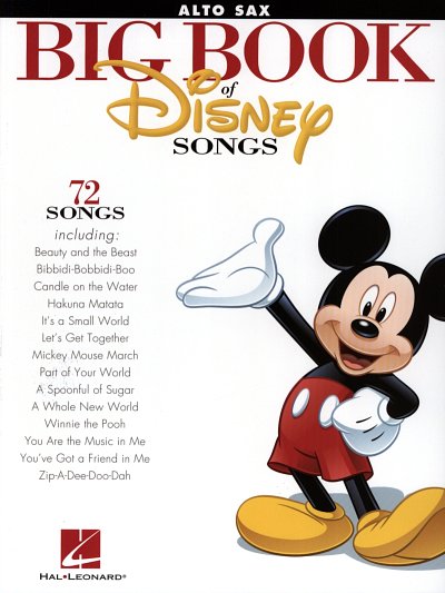 W. Disney: Big Book of Disney Songs, Asax