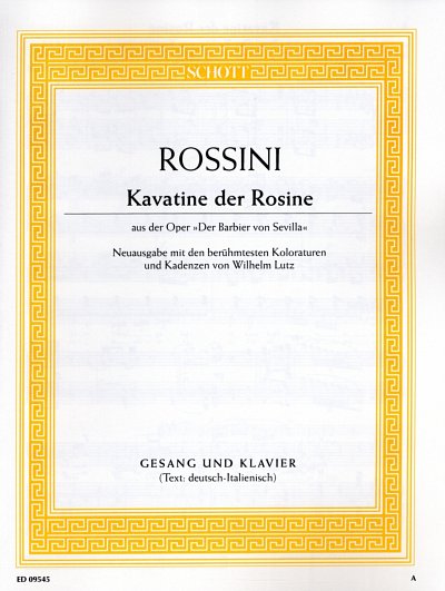 G. Rossini: Frag ich mein beklommnes Herz , GesSKlav