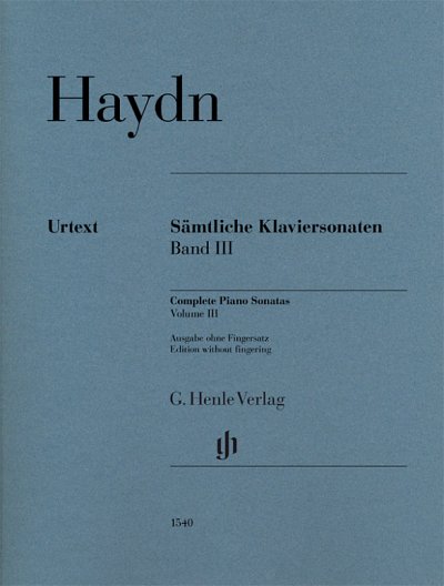 J. Haydn: Sämtliche Klaviersonaten 3, Klav