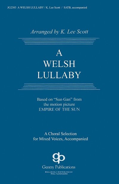 A Welsh Lullaby, GchKlav (Chpa)