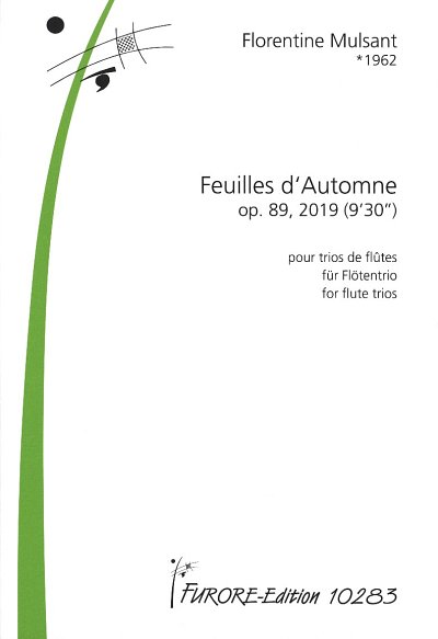 F. Mulsant: Feuilles d'Automne op. 89, 3Fl (Pa+St)