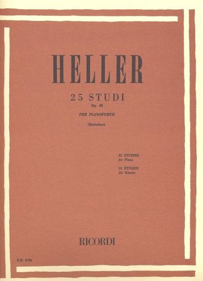 S. Heller: 25 Studi op. 45, Klav