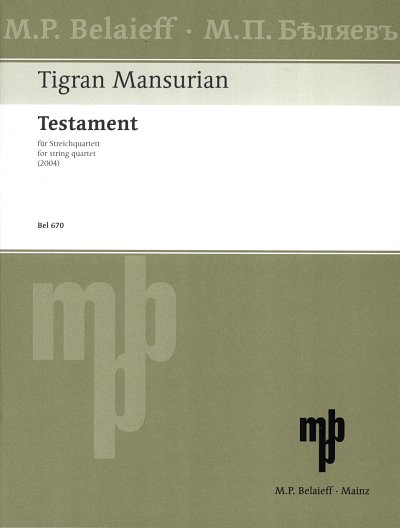 Mansurian, Tigran: Testament (2004)