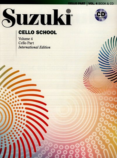 S. Suzuki: Suzuki Cello School 4 - Internation, VcKlav (+CD)