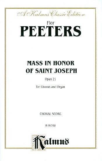 F. Peeters: Mass in honor of St. Joseph (Op.21, GchKlav (Bu)