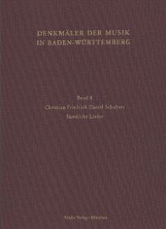 Schubart Christian Friedrich Daniel: Saemtliche Lieder Denkm