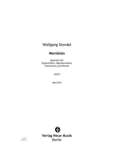 W. Stendel: Mandalas Englischhorn, Bassk.