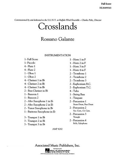 R. Galante: Crosslands, Blaso (Part.)