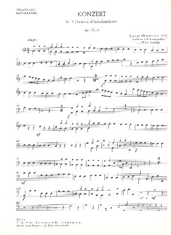 T. Albinoni: Concerto für 2 Oboen C-Dur op. 7/11 (VcKb)