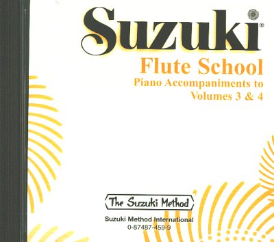 Suzuki Flute School CD, Volume 3 & 4 Piano Acc., Fl (CD)