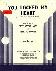 Myrna Torme, Patti O'Connor: You Locked My Heart (And You Swallowed The Key)