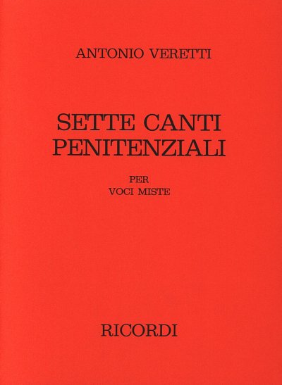 A. Veretti: 7 Canti Penitenziali