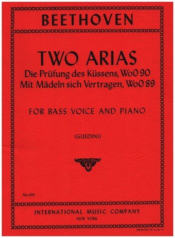 L. van Beethoven: Two Arias For Bass And Orchestra