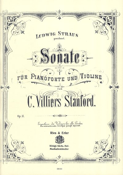 C.V. Stanford: Sonate Op 11