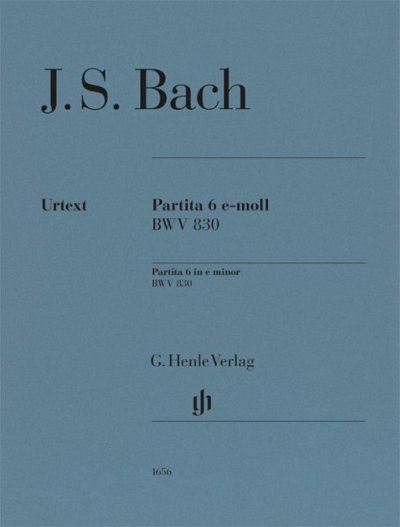 J.S. Bach: Partita Nr. 6 e-moll BWV 830, Klav/Cemb
