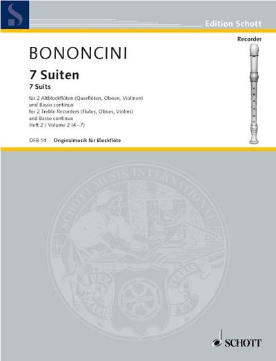 F.J. Bononcini, Giovanni Battista: 7 Suiten