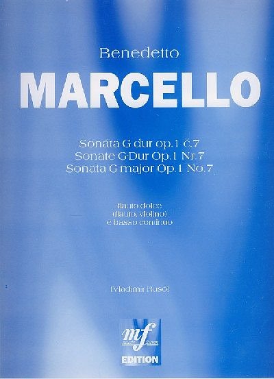 B. Marcello: Sonate G-Dur op.1/7, BlfKlav (KlavpaSt)