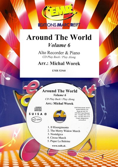 M. Worek: Around The World Volume 6, AblfKlav (+CD)