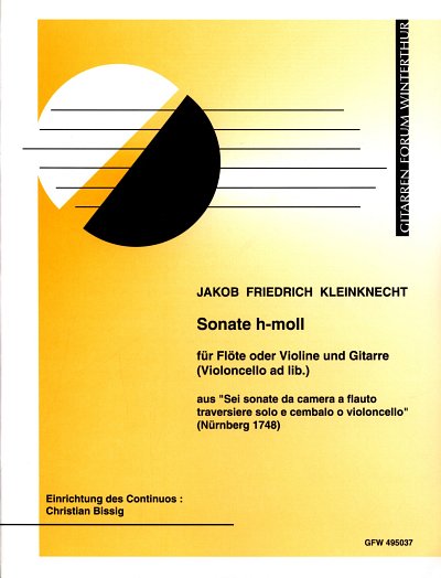 Kleinknecht Jakob Friedrich: Sonate H-Moll