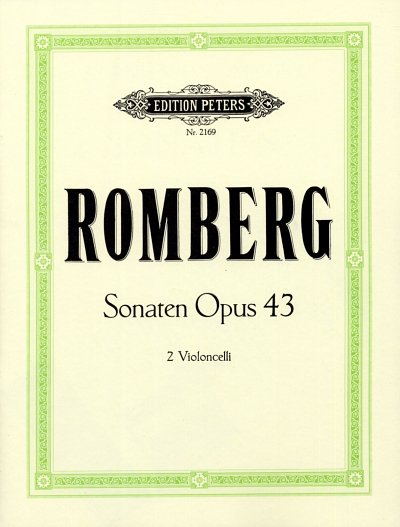 B. Romberg: Sonaten op. 43/1-3, 2Vc (Sppa)