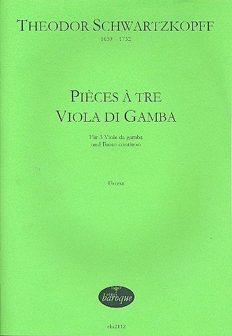 Pieces a tre viola di gamba Suite für 3 Gamben, (Pa+St)