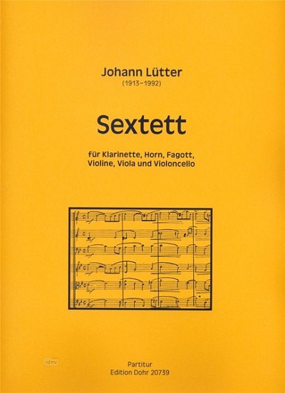 J. Lütter: Sextett (Part.)
