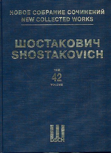 D. Schostakowitsch: Konzert 1 Op 77 Neue Gesamtausgabe Bd 42