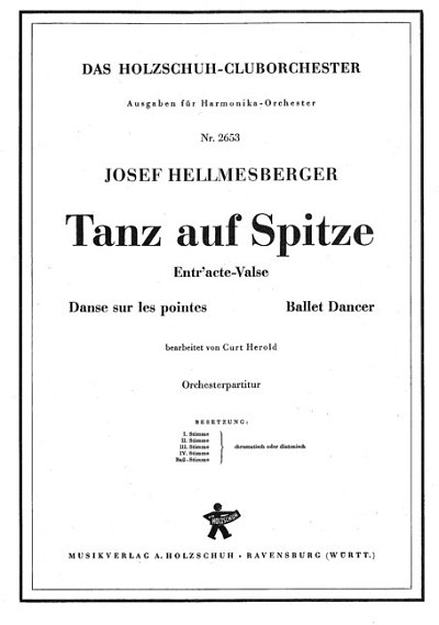 J. Hellmesberger jun.: Tanz Auf Spitze