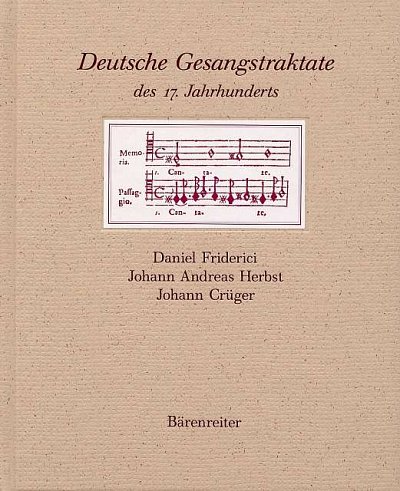 Deutsche Gesangstraktate des 17. Jahrhunderts