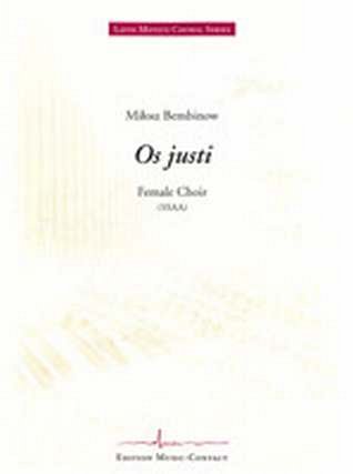 Bembinow Milosz: Os Justi Latin Motets Choral Series