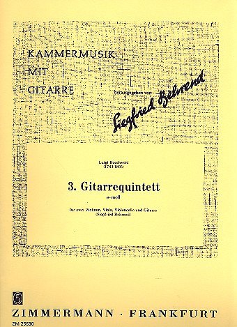 L. Boccherini: Quintett 3 E-Moll