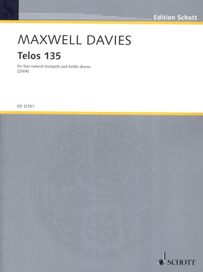 AQ: P. Maxwell Davies: Telos 135 op. 248  (Pa+St) (B-Ware)