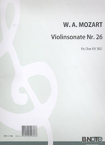 W.A. Mozart: Violinsonate Es-Dur KV 302, VlKlav (KlavpaSt)