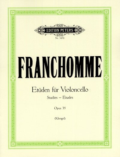 Franchomme, Auguste: Etueden fuer Violoncello op. 35
