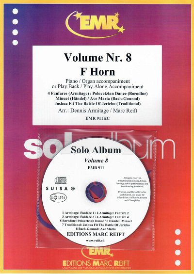 M. Reift: Solo Album Volume 08, HrnOrg/Klav (+CD)
