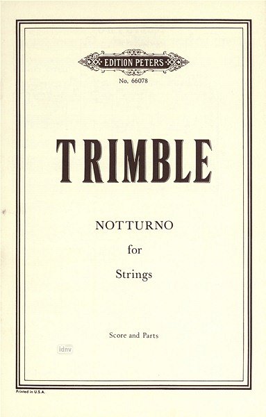 Trimble: Notturno für Streichorchester