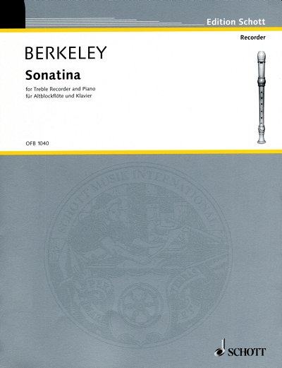 L. Berkeley: Sonatina op. 13 , Abfl/FlKlav