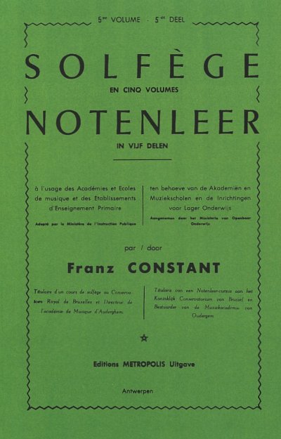 F. Constant: Notenleer 5, Ges
