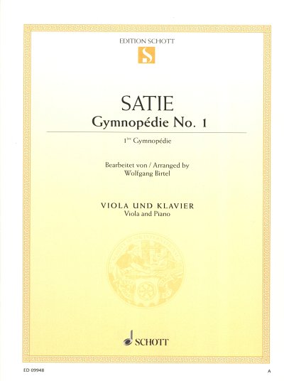 AQ: E. Satie: Gymnopédie Nr. 1, VaKlv (KlavpaSt) (B-Ware)