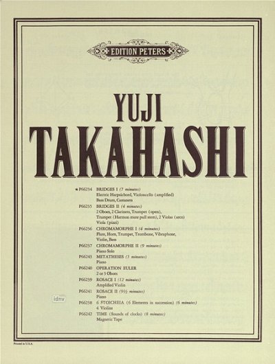 Takahashi Yuji: Bridges 1
