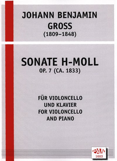 J.B. Gross: Sonate h-Moll op. 7, VcKlav (KlavpaSt)