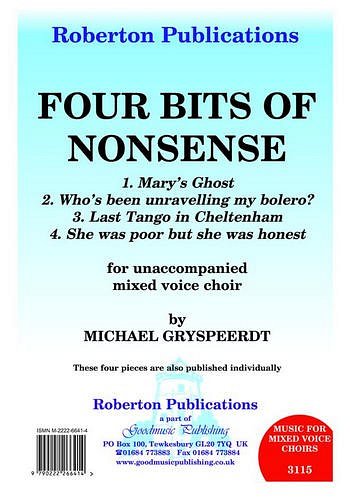 Four Bits Of Nonsense Op. 20, GchKlav (Chpa)