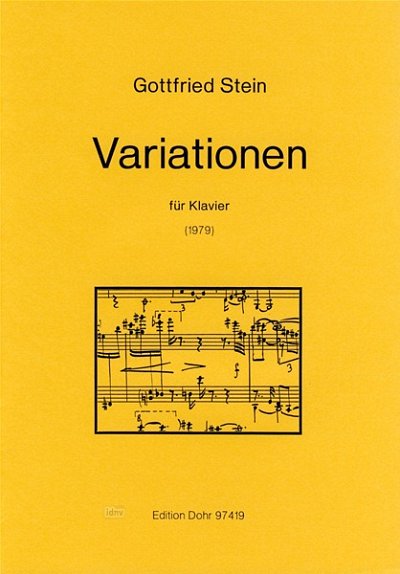 S. Gottfried: Variationen, Klav (Part.)