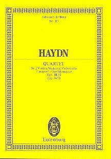 J. Haydn: Quartett E-Dur Op 54/3 Hob 3/59 Eulenburg Studienp