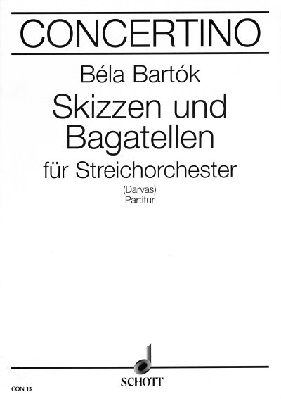 B. Bartók: Skizzen und Bagatellen , Stro (Part.)