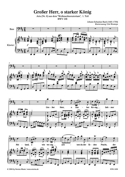 DL: J.S. Bach: Grosser Herr, o starker Koenig Aria (Nr. 8) a