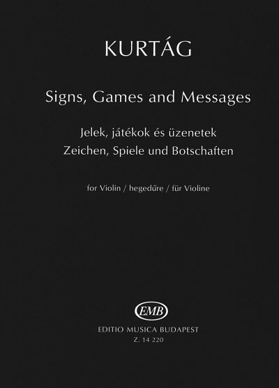 G. Kurtág: Zeichen, Spiele und Botschaften, Viol