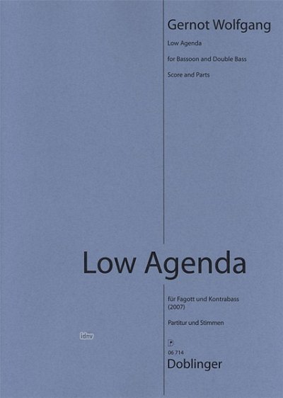 G. Wolfgang et al.: Low Agenda