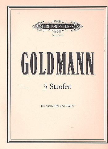 F. Goldmann: Drei Strophen, KlrVl (Sppa)